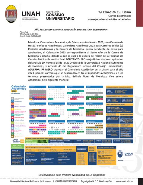 2025 UNAH Calendario: A Comprehensive Guide - Design Printable Calendar ...