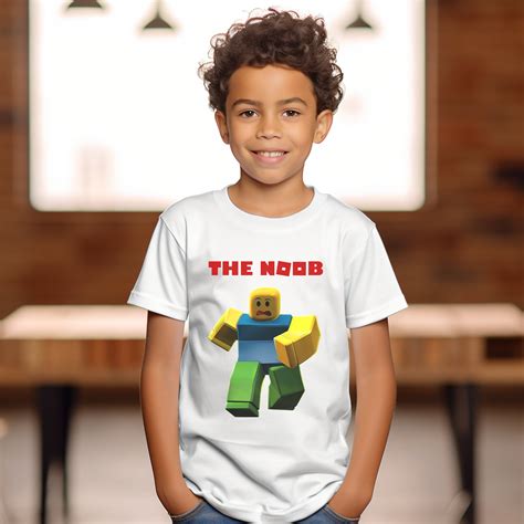 Roblox Shirt, the Noob, Cool Roblox T Shirt for Boys and Girls ...