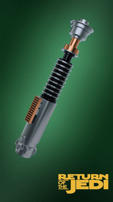 Luke's Lightsaber from Return of the Jedi : blender