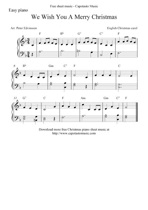 free very easy christmas sheet music for piano - Results For Yahoo ...