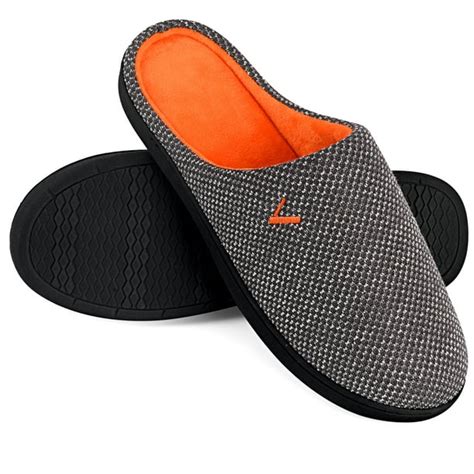 Vonmay - VONMAY Men's Slippers Cozy Slip On Two-Tone Memory Foam House ...