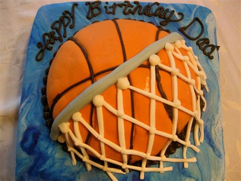 Basketball Birthday Cake - CakeCentral.com