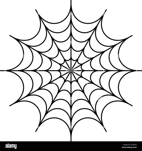 Spider Web Icon Design Vector Art Illustration Stock Vector Image & Art ...