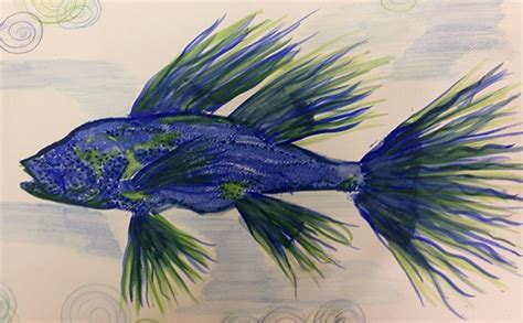 Gyotaku Fish Prints - Gr. 9 on Behance