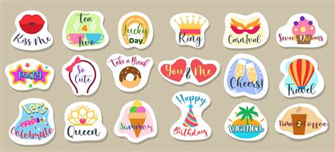 Reminder stickers designs By vectortatu | TheHungryJPEG