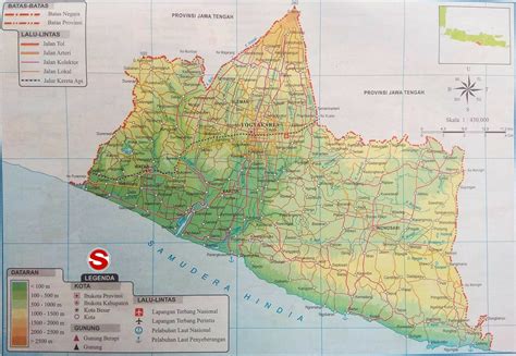 Peta Kota Peta Provinsi Daerah Istimewa Yogyakarta - Riset