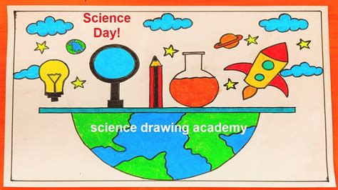 Science Day Drawing Science Day Poster Drawing Science Day, 44% OFF