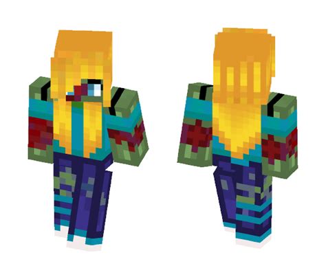 Download Zombie girl Minecraft Skin for Free. SuperMinecraftSkins