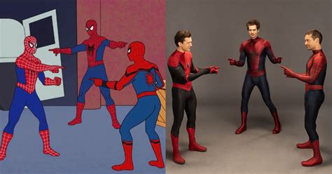 Photographer Recreates Spider-Man Meme with Spider-Man Actors | PetaPixel