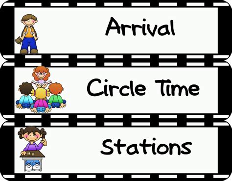 Classroom Picture Schedule Clipart Clipart Library Clip Art Library ...