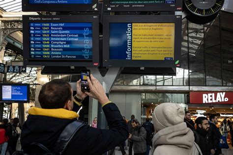 Eurostar cancels trains due to flooding, stranding…