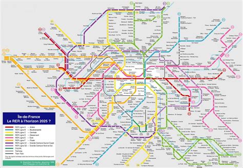 Paris subway map (Paris Metro) | Mapa Metro