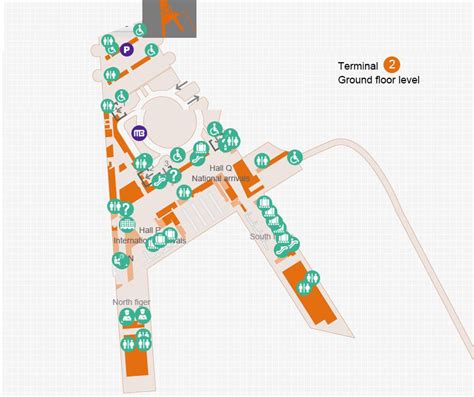 Mexico Airport Terminal Map