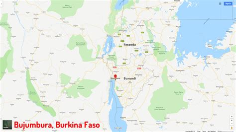 Bujumbura Map - Burundi