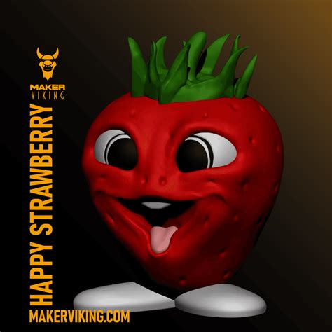 Strawberry-final.stl - 3D model by MakerViking on Thangs