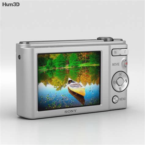 Sony Cyber-Shot DSC-W800 Silver 3D model - Electronics on Hum3D