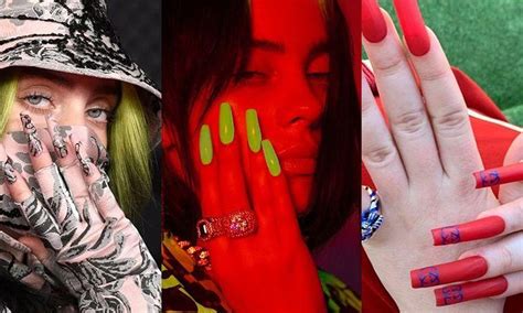 The Best Billie Eilish Nail Designs, Ranked By Fans