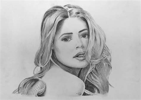 Doutzen - pencil drawing Portrait Drawing, Pencil Drawings, Male Sketch ...