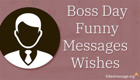 Boss Day Funny Messages | Funny Boss’s Day Greetings, Wishes | Boss ...