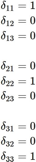 Kronecker's dalta (definition and application examples) - SEMATH INFO