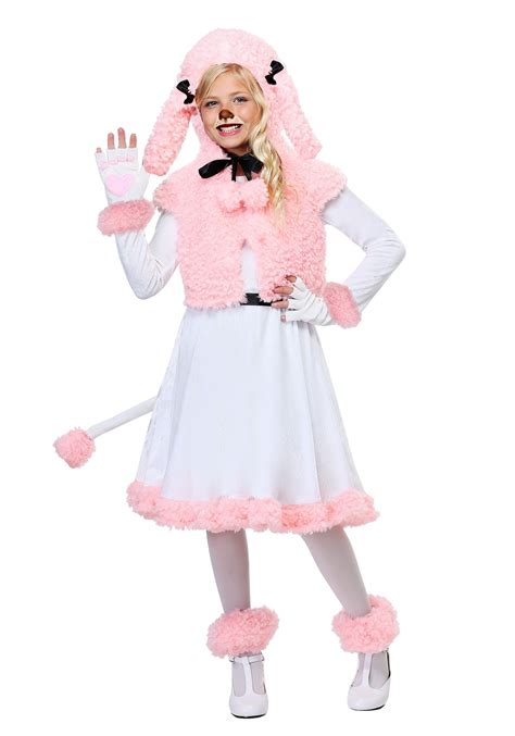 Child Pink Poodle Costume