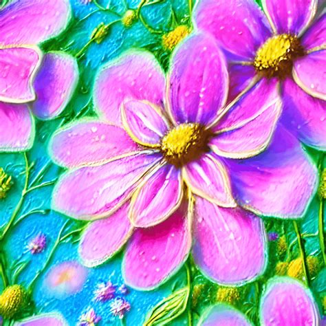 Beautiful Flowers 24k Polishing Animation Detailed Pastel Colors ...