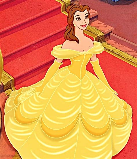 belle yellow dress animated - Reinaldo Crane