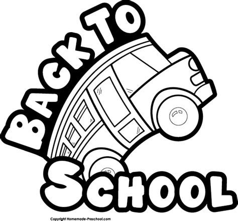 Welcome Back To School Clipart Black And White Clip Art Library ...