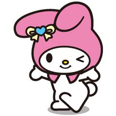 an image of a hello kitty with a bow on her head