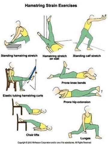 STRETCHES FOR A STRAINED HAMSTRING 1 - Muscle Pull | Muscle Pull