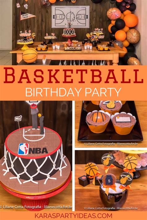 Kara's Party Ideas Basketball Birthday Party | Kara's Party Ideas