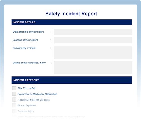 Incident Report Template (Free) - Word, PDF, and Excel. Download now.