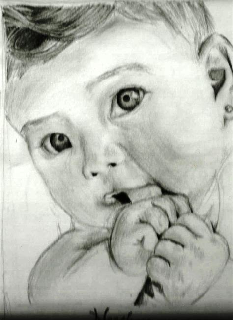 Baby Pencil Drawing by neeshma on DeviantArt