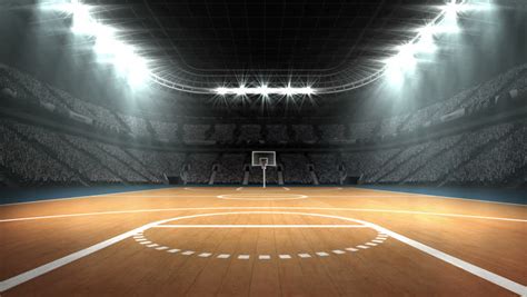 Basketball Court Lighting - 2400W LED Sports Flood Lighting and High ...