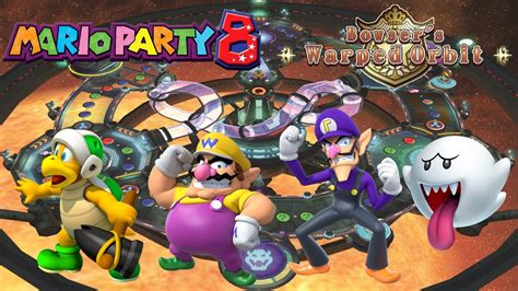 Mario Party 8 - Hammer Bro vs Wario vs Waluigi vs Boo - Bowser's Warped ...