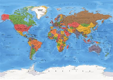 Detailed World Map With Countries