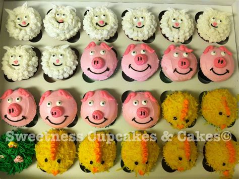 Top Notch Farm Animal Cupcakes Number 5 Worksheets For Kindergarten