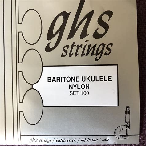 GHS Nylon Baritone Ukulele Strings | Reverb