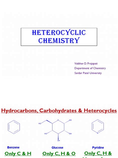 Heterocyclic Nomenclature | PDF | Heterocyclic Compound | Aromaticity