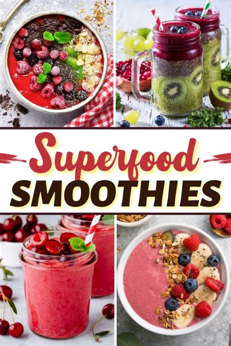 20 Healthy Superfood Smoothies to Start Your Day Off Right - Insanely Good