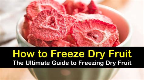 5 Quick Ways to Freeze Dry Fruit