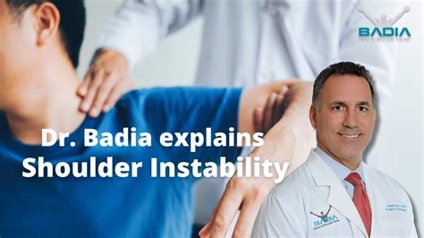 Dr. Badia explains: Shoulder Instability | DrBadia.com