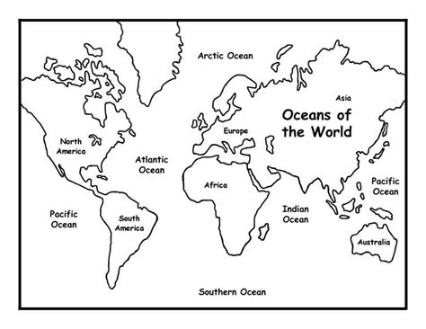 Continent Coloring Pages / Continents map coloring pages download and ...