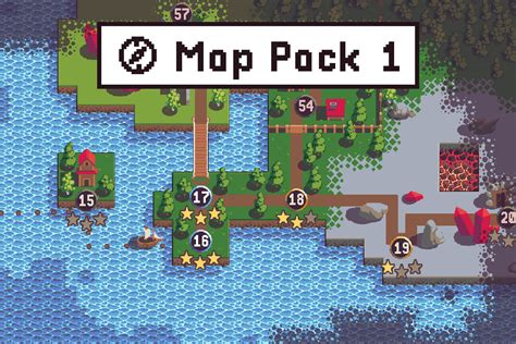 Free Level Map Pixel Art Assets Pack - CraftPix.net