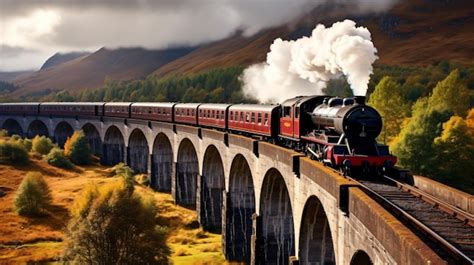 Premium AI Image | Jacobite steam train