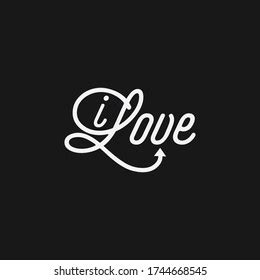 Love You Typography Design Can Be Stock Vector (Royalty Free ...