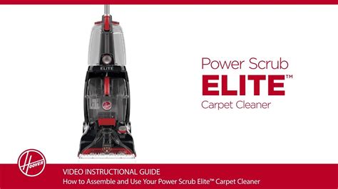 Hoover Power Scrub Elite Instruction Manual