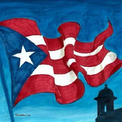 Puerto Rican Flag Art