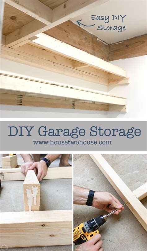 Easy DIY Garage Storage Shelving Solutions and Ideas | Diy garage ...