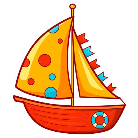 Clipart Cartoon Boat